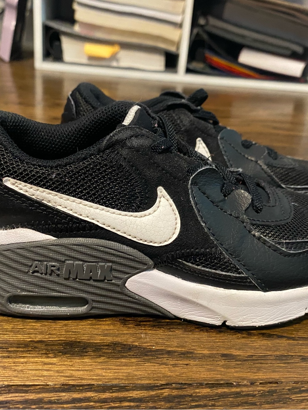 Nike Kids Black and White Air Max Sneakers